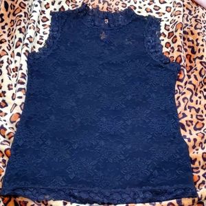 IDA Fashion Lace Sleeveless Tank